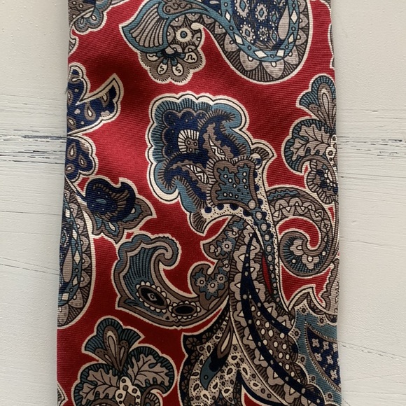Christian Dior vintage paisley silk tie 🐳 - Picture 4 of 4